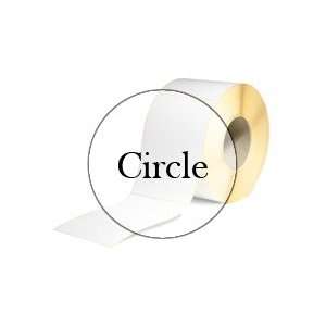  1.375 Circle White High Gloss Labels for LX810/900 