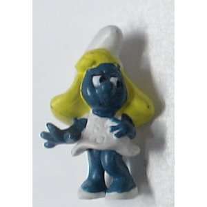  Vintage Smurfs Pvc Figure  Smurfette 