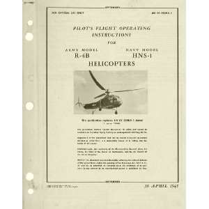   HNS 1 Helicopter Flight Manual Sikorsky S 47 / R 4  Books
