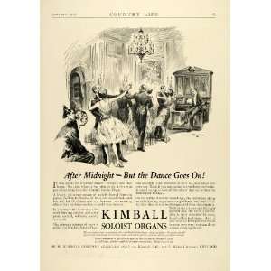 1927 Ad W. W. Kimball Soloist Organs Piano Musical Instrument Ballroom 