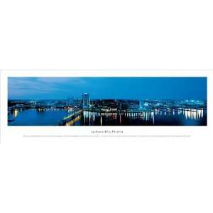 Jacksonville, Florida City Skyline 37.25 x 8 Unframed 