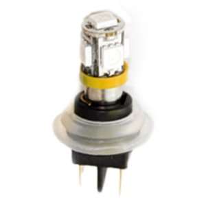  Miniature High Output SMD 5 LED Bulbs BA9s Amber 