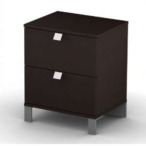  Cakao Collection Night Stand in Endless Chocolate Finish 