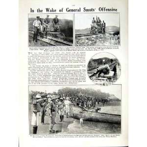   WORLD WAR BRITISH SOLDIERS AFRICA TANGANYIKA SMUTS