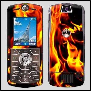  Motorola SLVR L7 Fire Skin 29016 