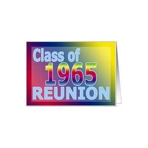 Class Reunion 1965 Card