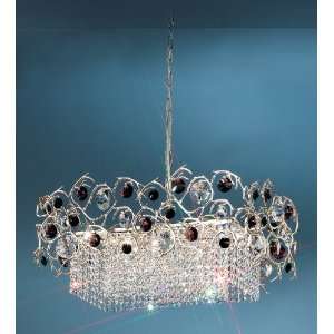 Classic Lighting 10039 SF BAT Black and Amethyst Foresta Colorita 25 