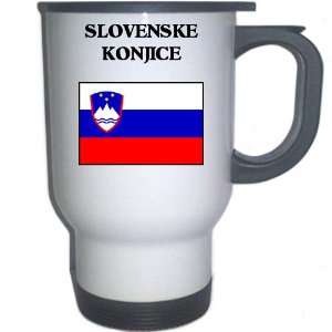  Slovenia   SLOVENSKE KONJICE White Stainless Steel Mug 