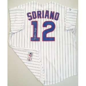  Alfonso Soriano Autographed Uniform   Replica Sports 