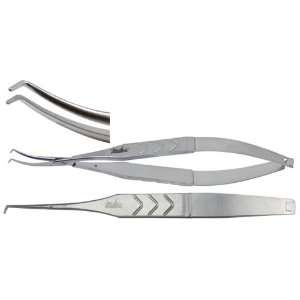 CLAYMAN LENS HOLDING FORCEPS, 5  (12.7 CM), DELICATE ANGLED JAWS 