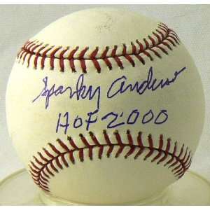  Signed Sparky Anderson Ball   HOF