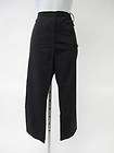 MARTINE SITBON Black Drawstring Waist Pants Slacks Trousers Sz 44