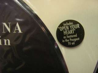 Madonna 12 Picture Disc Single Rain Open Your Heart   