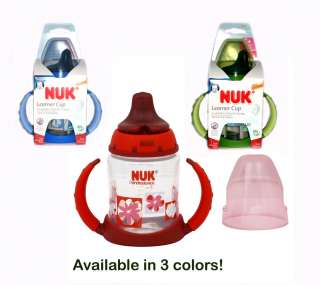 Gerber/Nuk No Spill Learner/Sippy Cup w/ LATEX Spout 6+ 885131627179 
