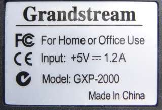 GRANDSTREAM GXP 2000 4 LINE SIP VOIP IP PHONE GXP2000  