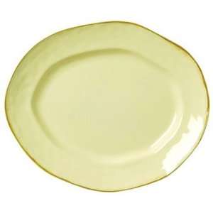 Skyros Designs Cantaria Large Oval Platter   Almost Yellow  