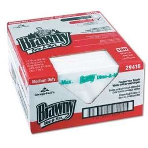   Brawny Dine A Max Food service Towels in White / Green
