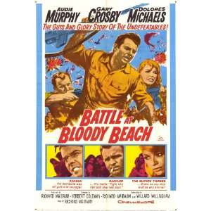  Battle at Bloody Beach (1961) 27 x 40 Movie Poster Style A 