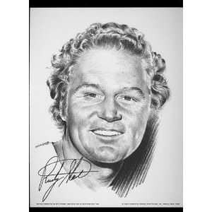  1974 Rusty Staub New York Mets Lithograph Sports 