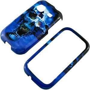  Blue Skull Protector Case for Samsung Trender M380 
