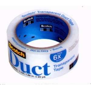  Clear Duct Tape 20yd Roll