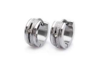   hoop mens earrings e87 product id metal color size e87 stainless steel