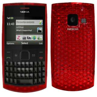 London Magic Store   Red Silicrylic Gel Case Skin For Nokia X2 01 