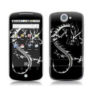 Chrome Dragon Design Protector Skin Decal Sticker for HTC Google Nexus 