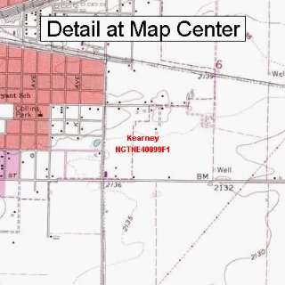   Topographic Quadrangle Map   Kearney, Nebraska (Folded/Waterproof