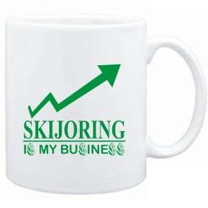  Mug White  Skijoring  IS MY BUSINESS  Sports Sports 
