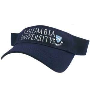  NCAA COLUMBIA UNIVERSITY LIONS NAVY BLUE GRAY 1754 VISOR 
