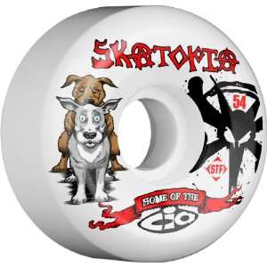  Bones STF Skatopia Style 54mm Skateboard Wheels (Set Of 4 