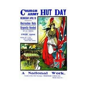  Hut Day A National Work 20x30 poster