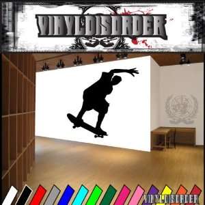  Skateboarding Tail Slide Boarder Skate Sport Sports Vinyl 