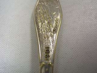 Buffalo Exposition 1901 souvenir silver spoon 4 1/2  