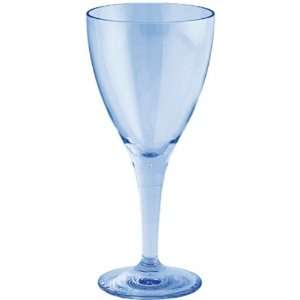 Strahl Design Contemporary Pacific Blue 14 Ounce Wine Goblet, Set of 4 