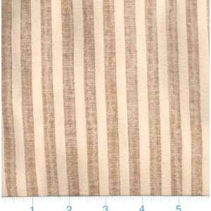  54 Wide Chenille Jacquard Stripes Vanilla Fabric By The 