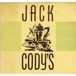  Jack Codys Restuarant Menu 1941 Portland Oregon 