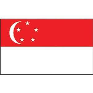  Singapore Flag 4 x 6 Patio, Lawn & Garden