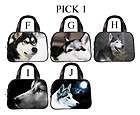 Siberian Husky Dog Puppy Puppies F J Leather Handbag Purse #PICK 1