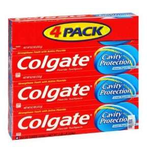 Colgate Toothpaste Cavity Protection Fluoride 8.2 Oz. (Pack of 4)