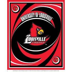  Collegiate Fleece Panel Louisville Cardinals Fabric By The 