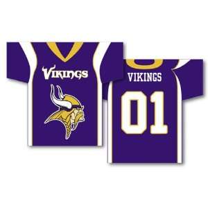   Vikings NFL Jersey Design 2 Sided 34 x 30 Banner 