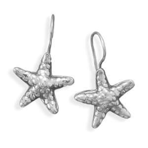   Silver Oxidized Starfish Earrings West Coast Jewelry Jewelry