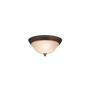  Kichler 8076OZ Telford 2 Light Flush Mount in Olde Bronze 