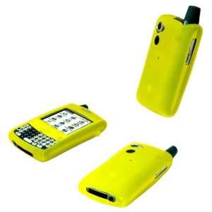  NEW YELLOW SILICON SKIN CASE COVER for PALM TREO 650 