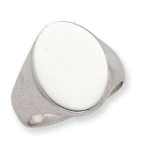  Sterling Silver Signet Ring   Size 6 West Coast Jewelry 