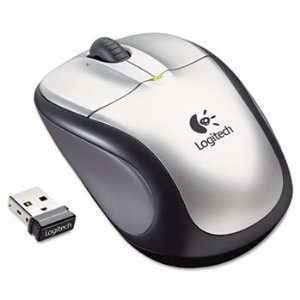  M305 Wireless Optical Mouse, Two Button/Scroll, Silver 