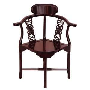  Corner Chair in Rosewood Furniture & Decor