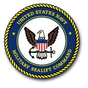 US Navy Military Sealift Command Decal Sticker 3.8 